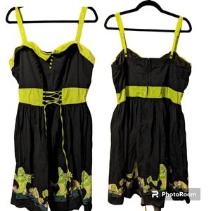 Hot Topic Swamp Monster Creature From the Black Lagoon Dress 0X